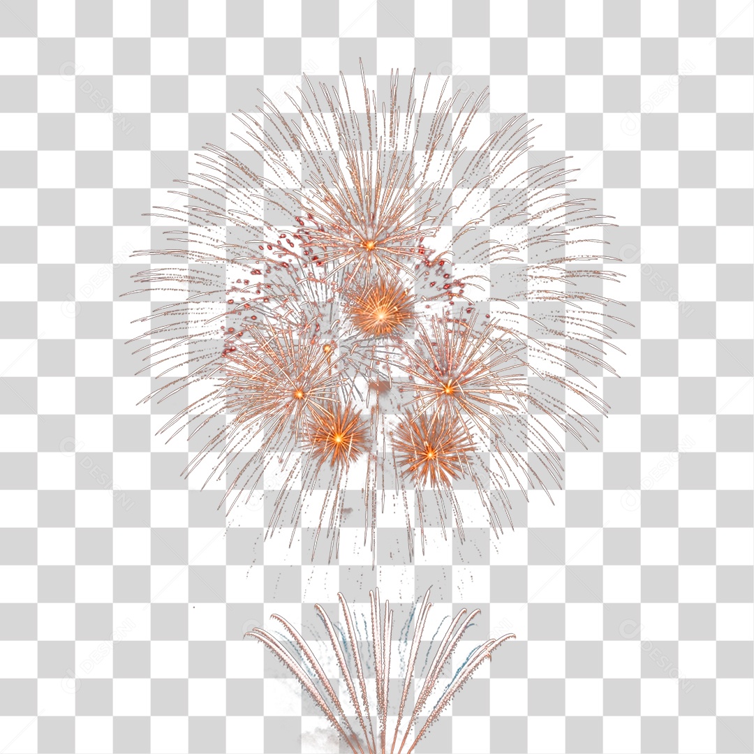 Fogos de Artificio PNG Transparente