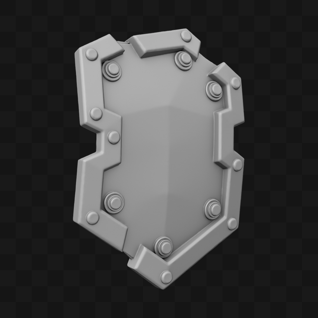 Placa Metálica - Modelo 3D