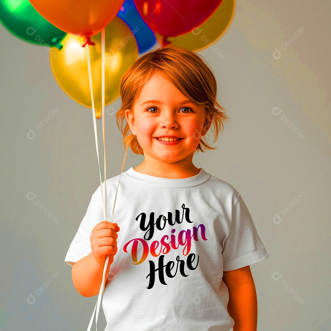 Mockup de Camisa Seu Projeto Aqui PSD Editável