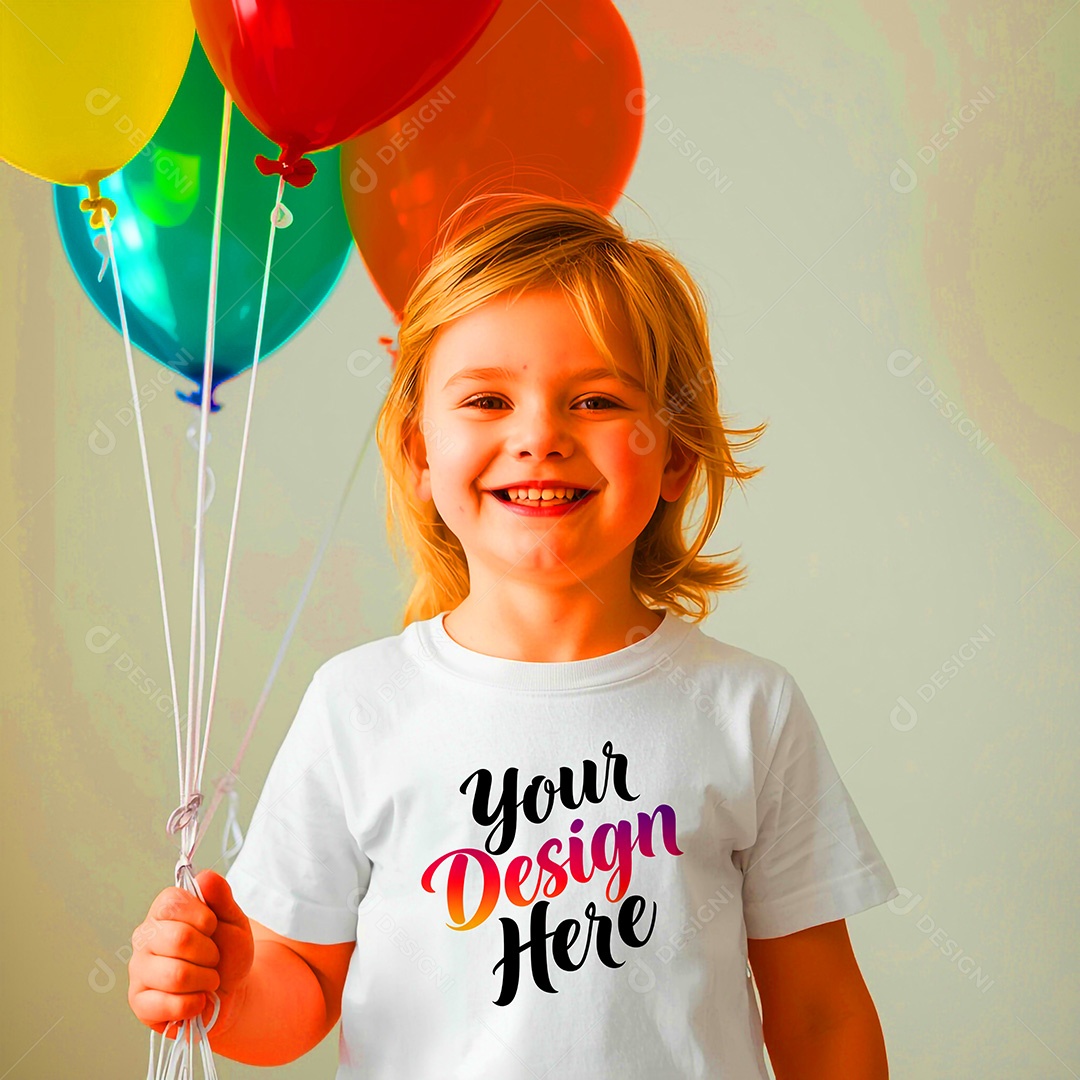 Mockup de Camisa Seu Projeto Aqui PSD Editável