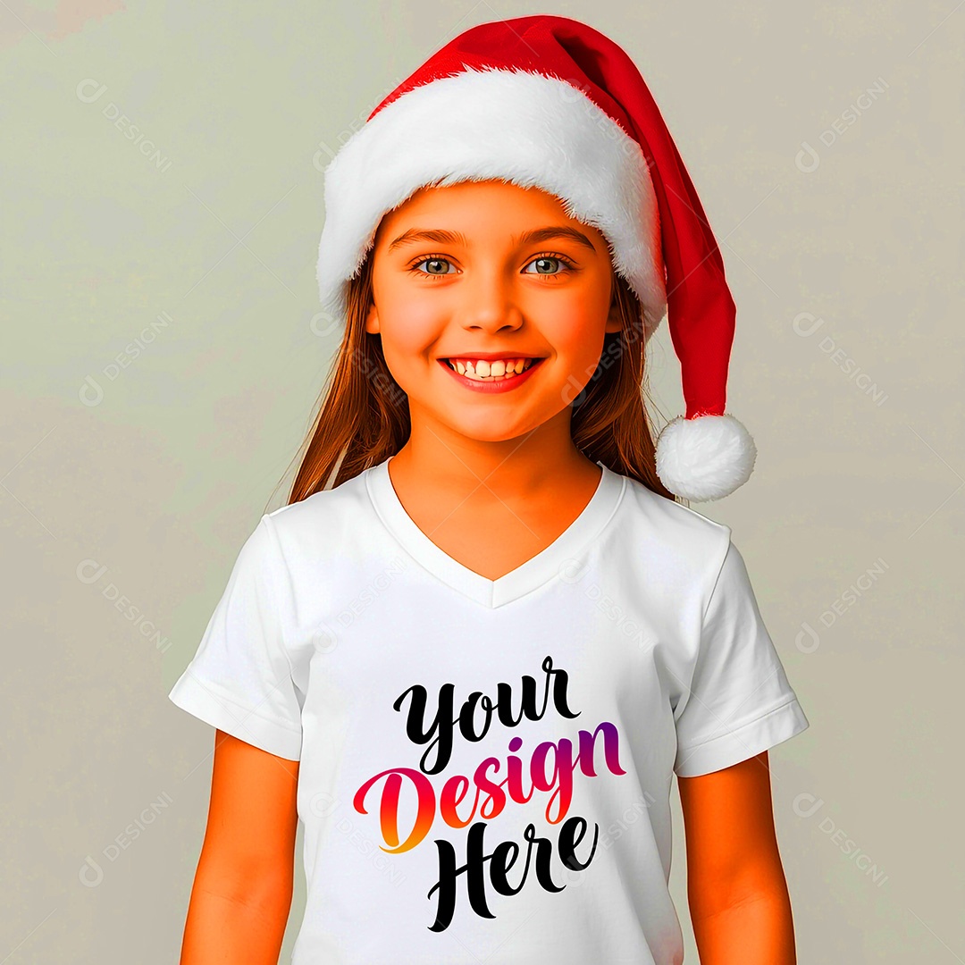 Mockup de Camisa Seu Projeto Aqui PSD Editável