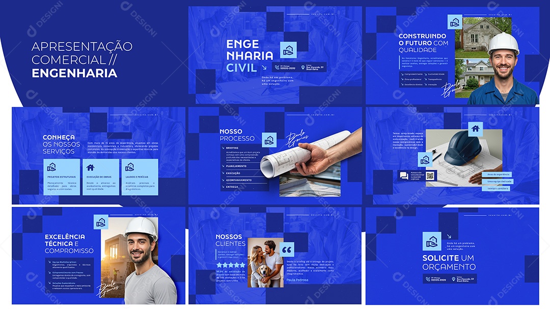 Apresentação Comercial Engenharia PSD Editável
