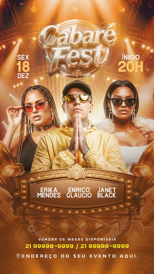 Story Flyer Pabaré Fest Social Media PSD Editável