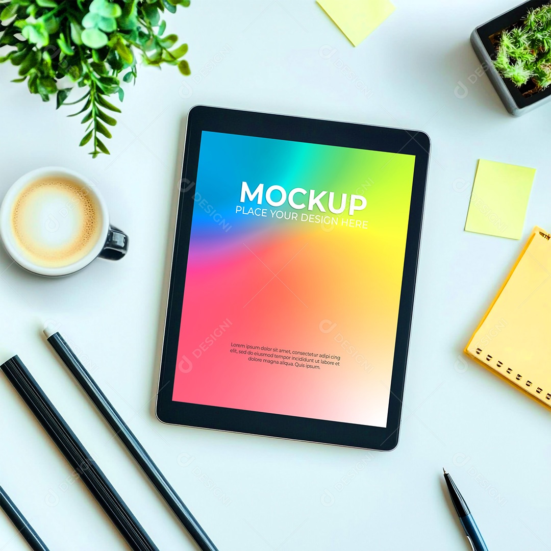 Tablet Mockup PSD Editável