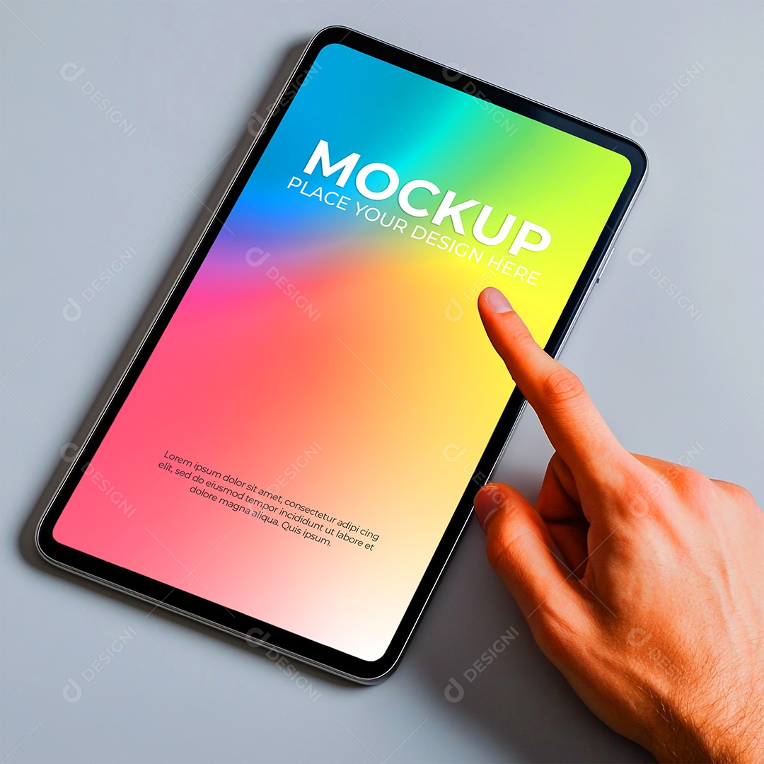 Tablet Mockup PSD Editável