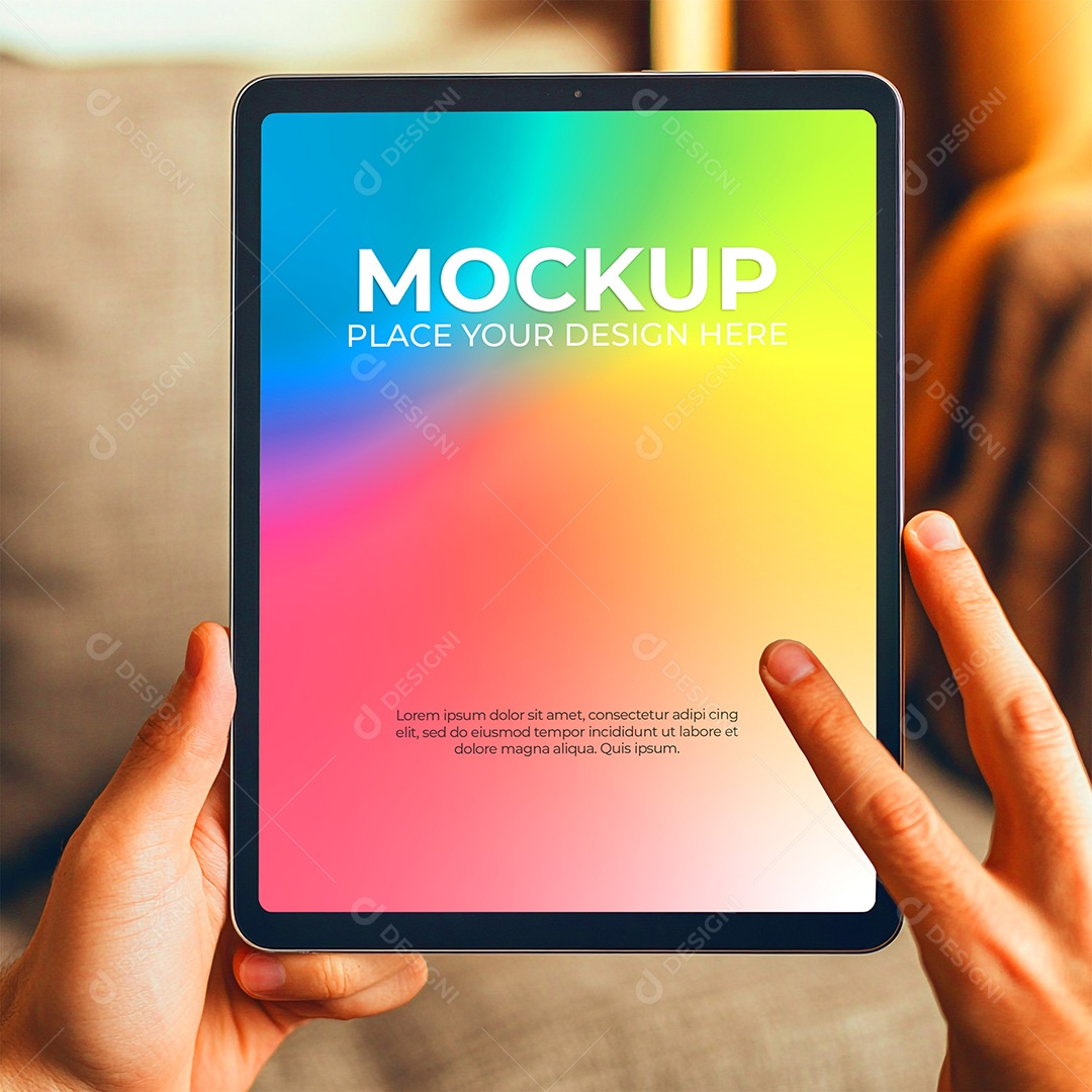 Tablet Mockup PSD Editável