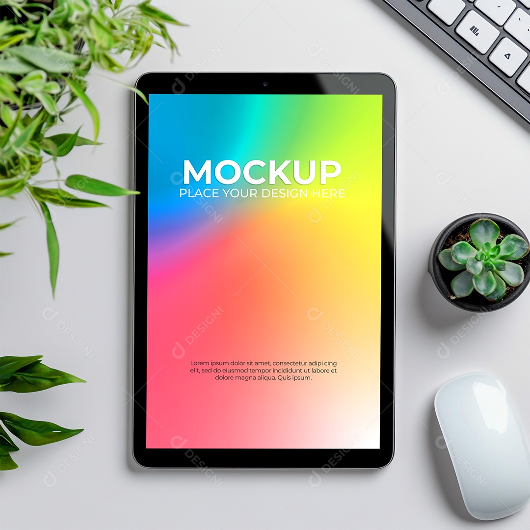 Tablet Mockup PSD Editável