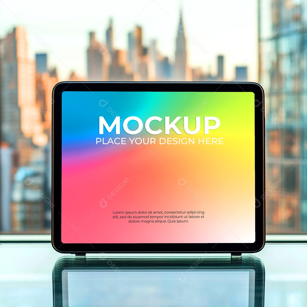 Tablet Mockup PSD Editável