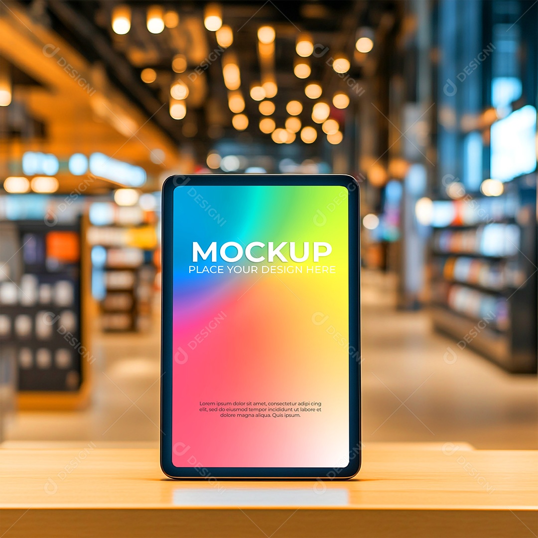 Tablet Mockup PSD Editável