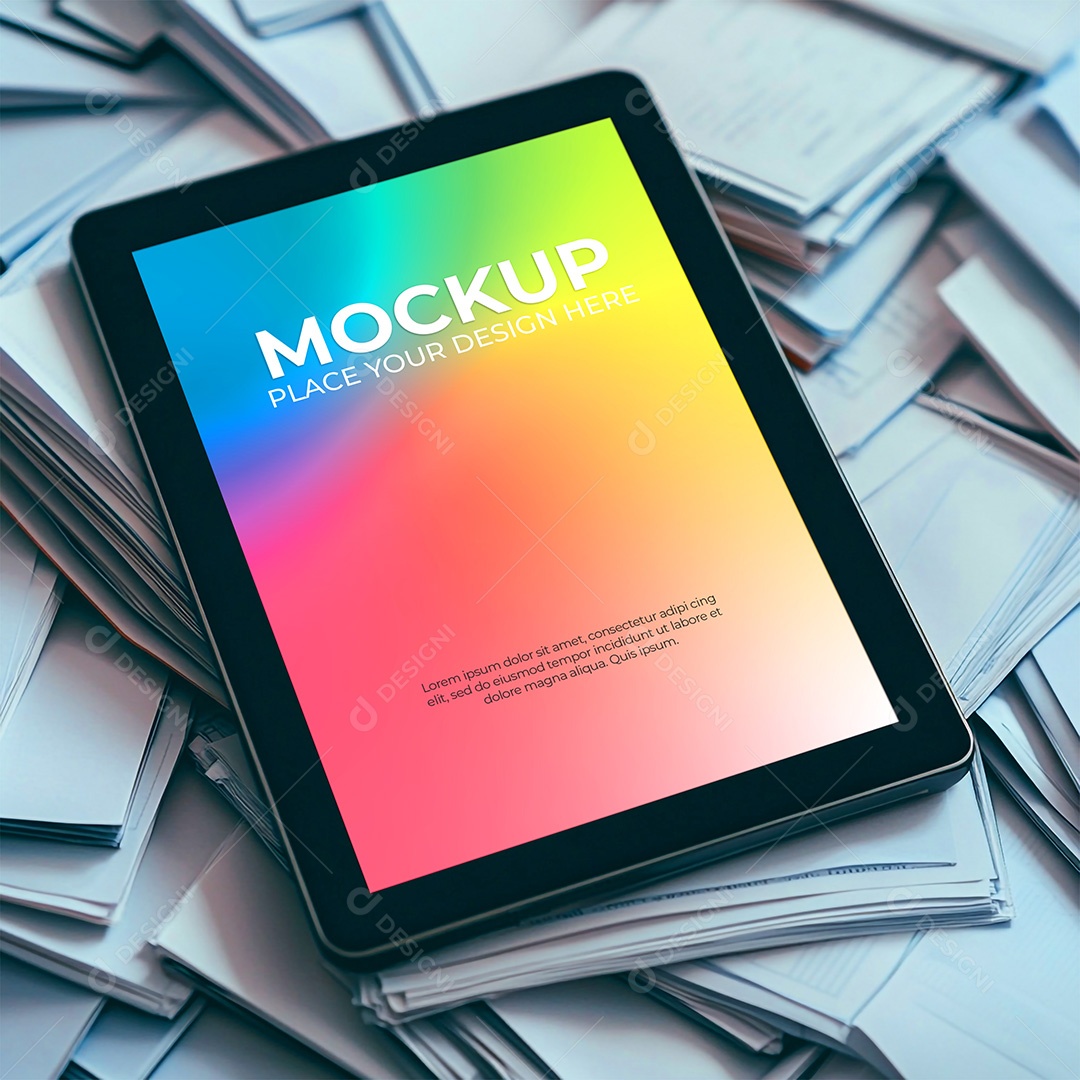Tablet Mockup PSD Editável