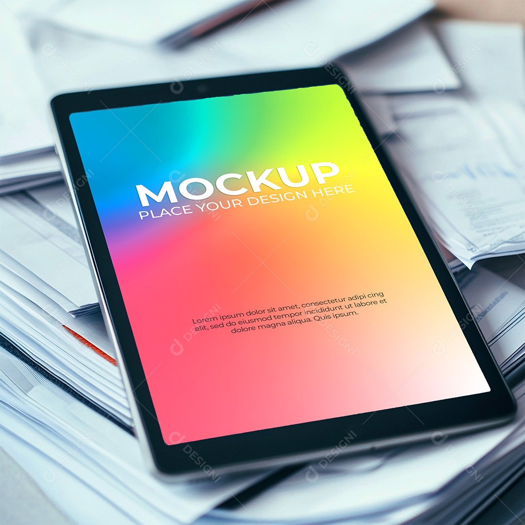 Tablet Mockup PSD Editável