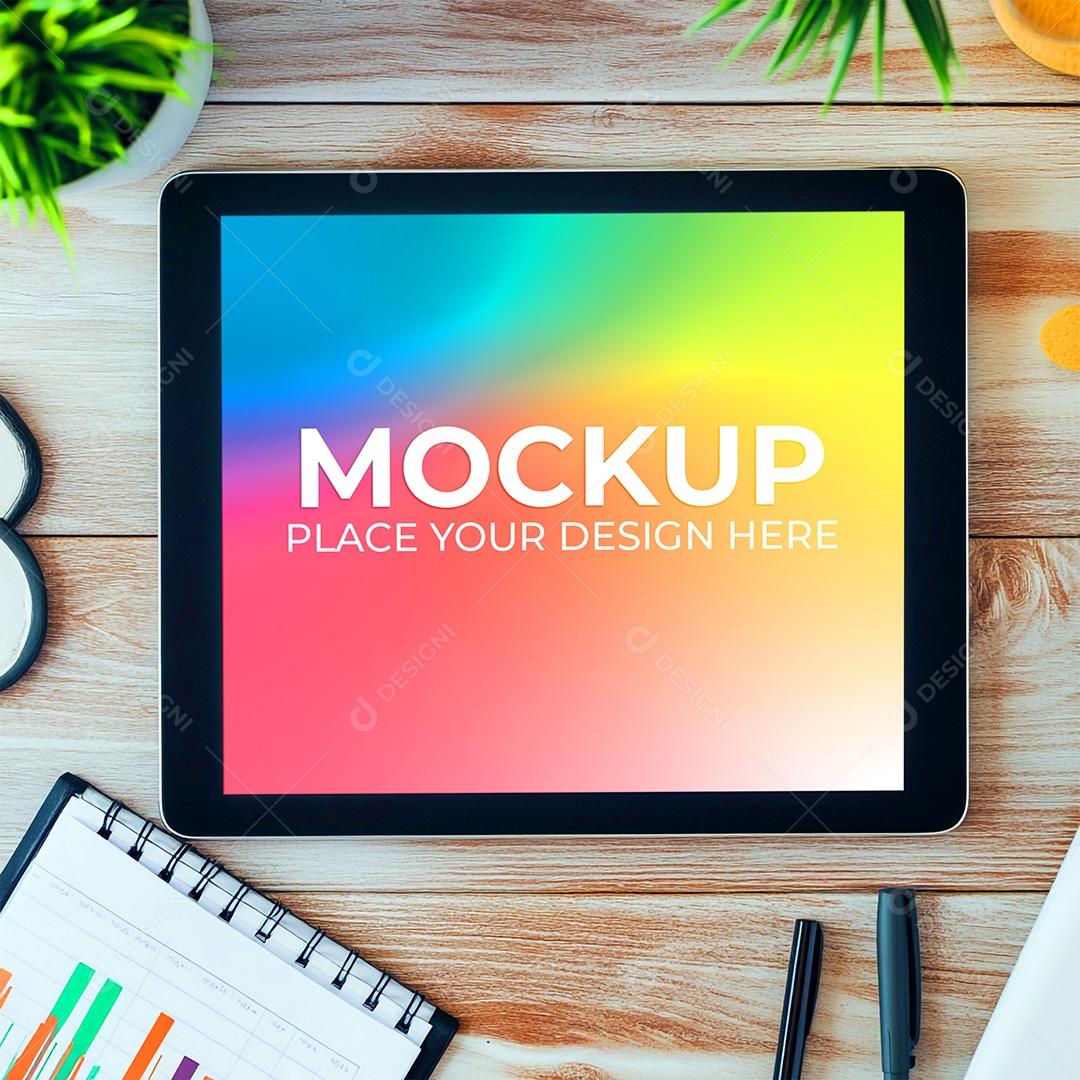 Tablet Mockup PSD Editável