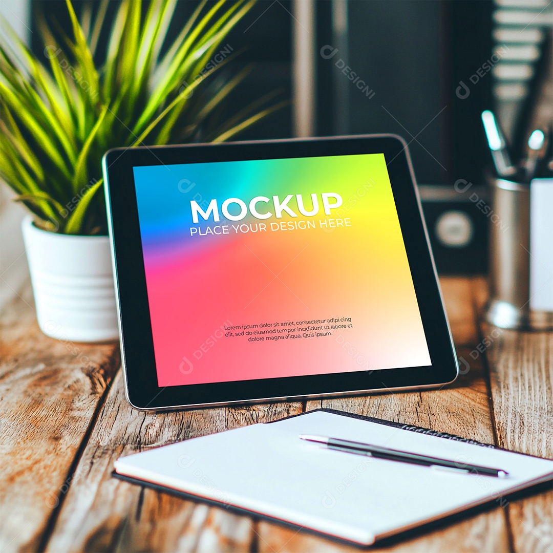 Tablet Mockup PSD Editável