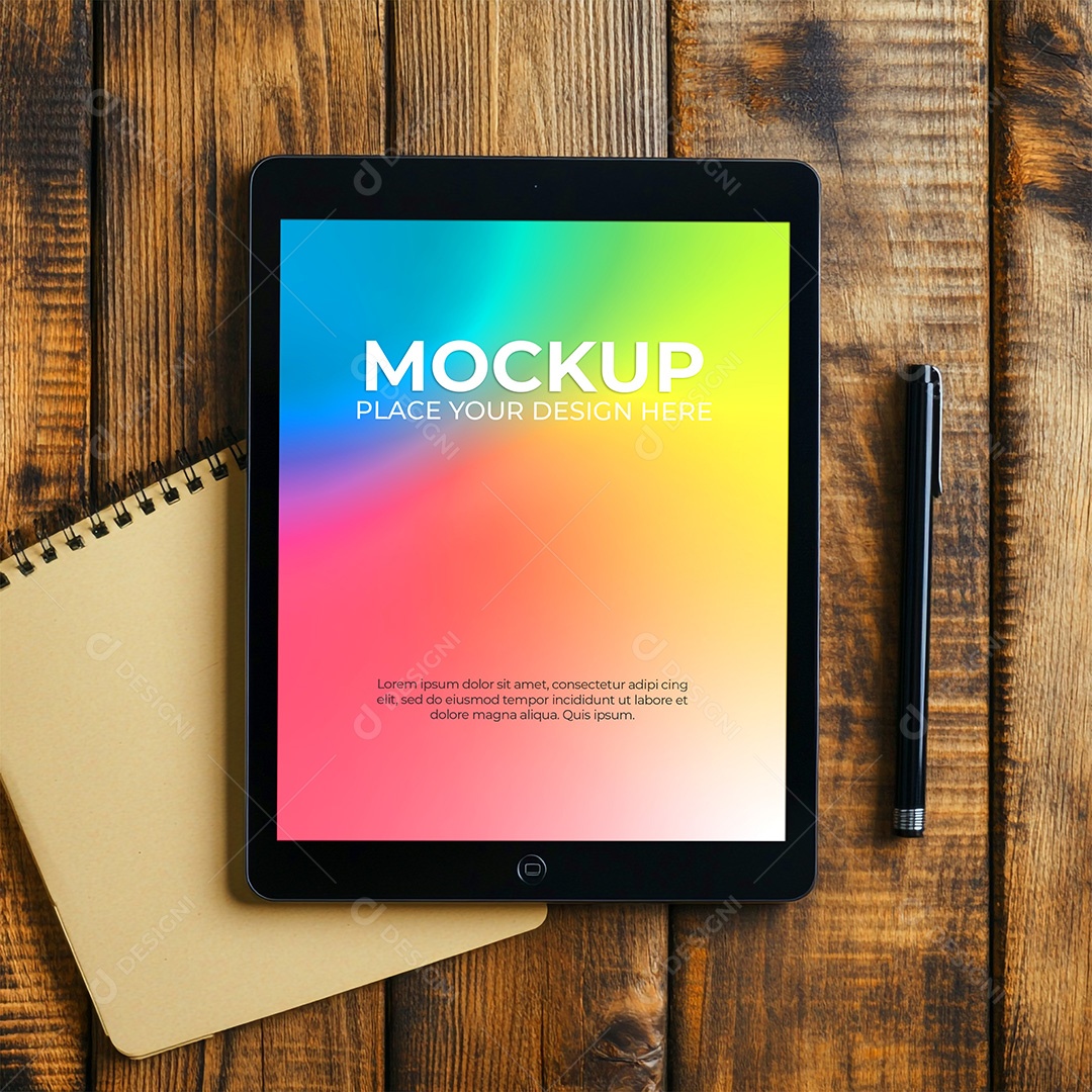Tablet Mockup PSD Editável