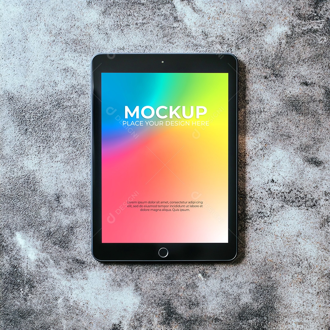 Tablet Mockup PSD Editável