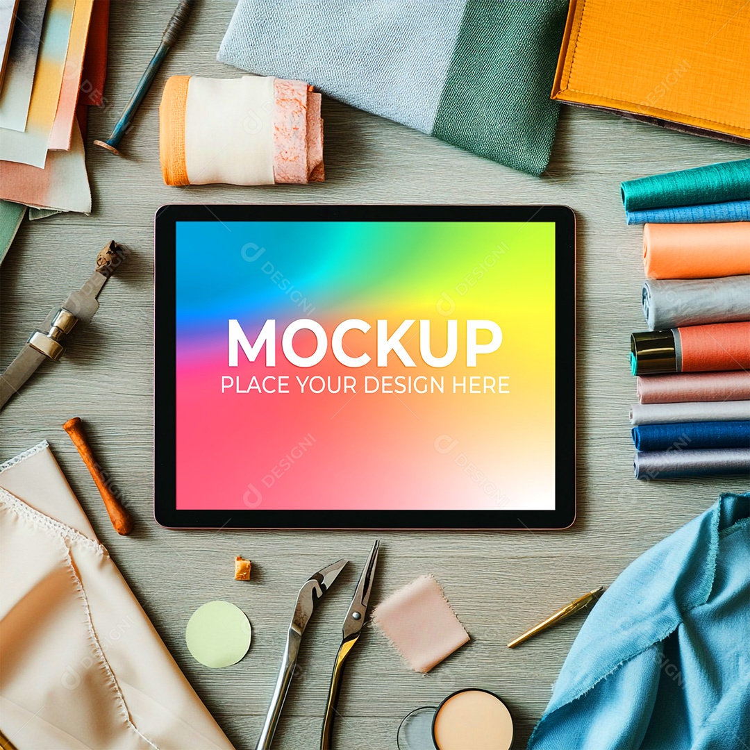 Tablet Mockup PSD Editável