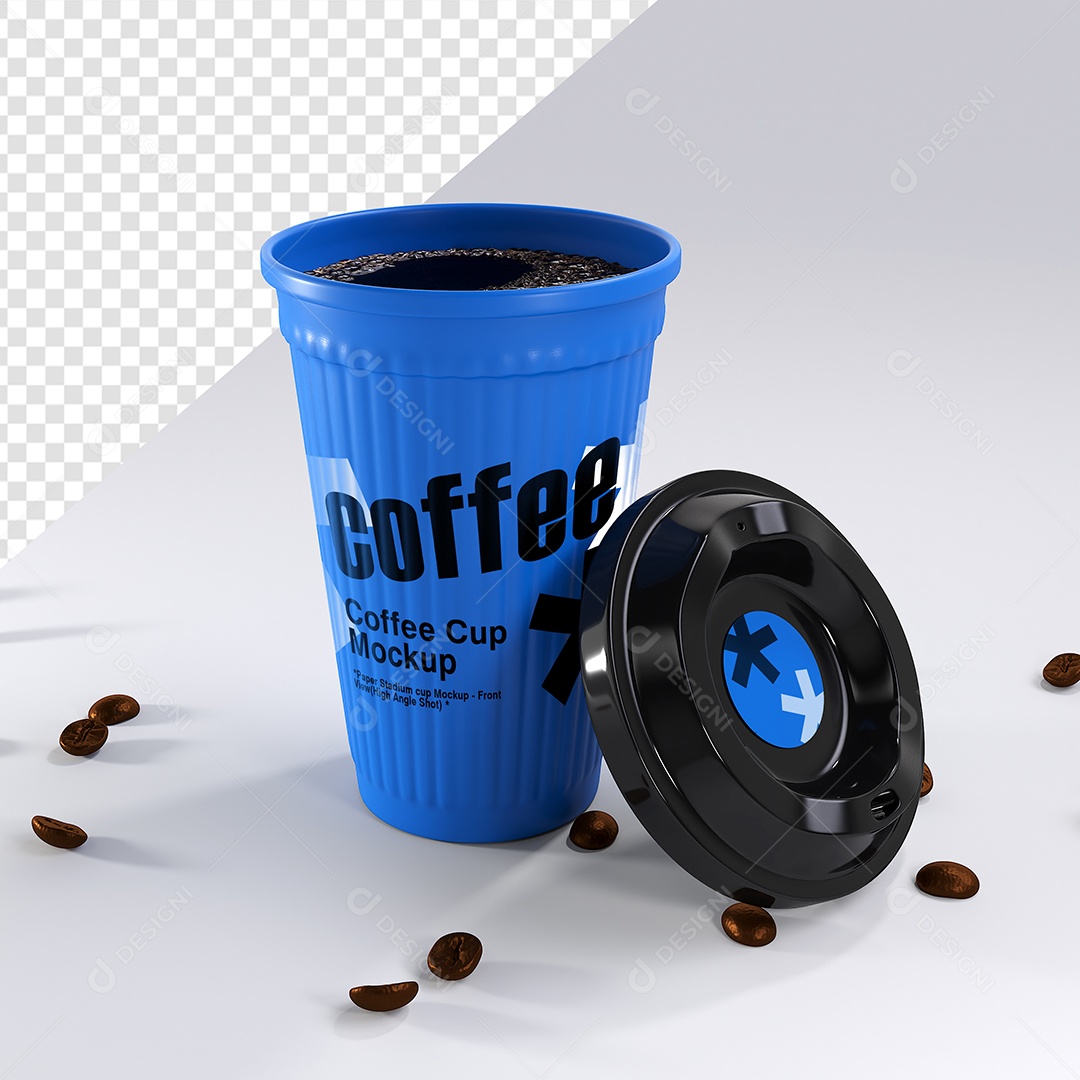 Mockup Copo de Café PSD Editável