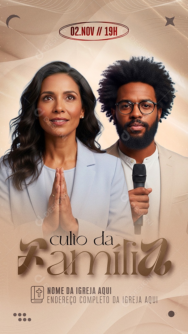 Story Flyer Culro da Família Social Media PSD Editável