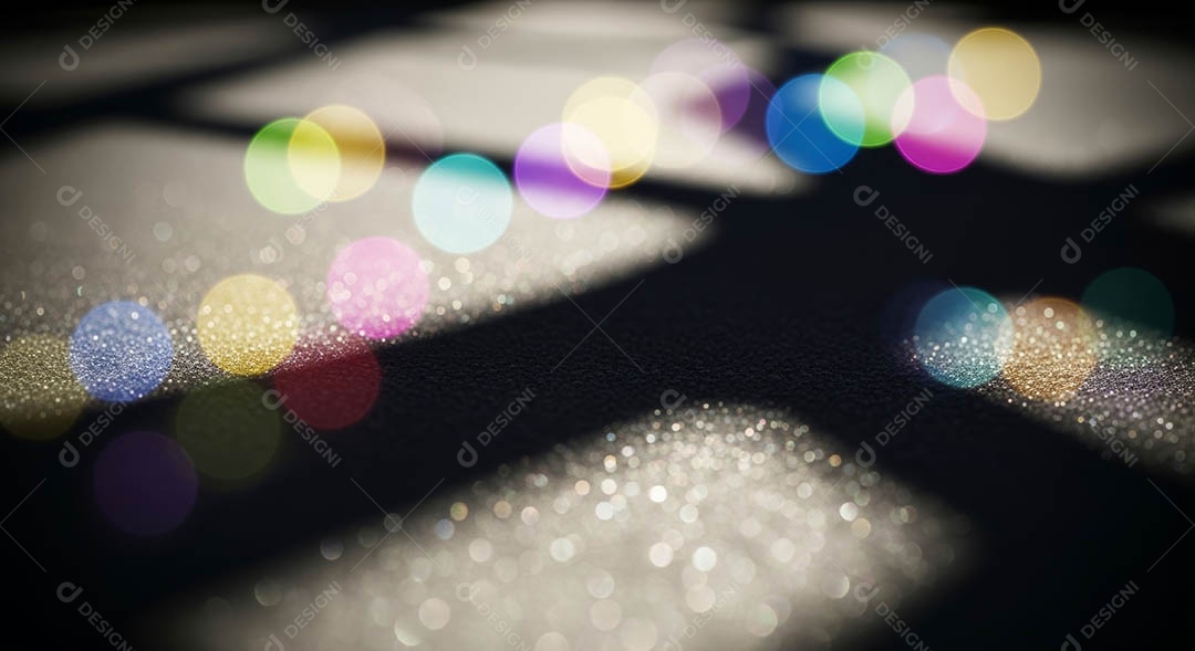 Fundo abstrato com efeito bokeh.