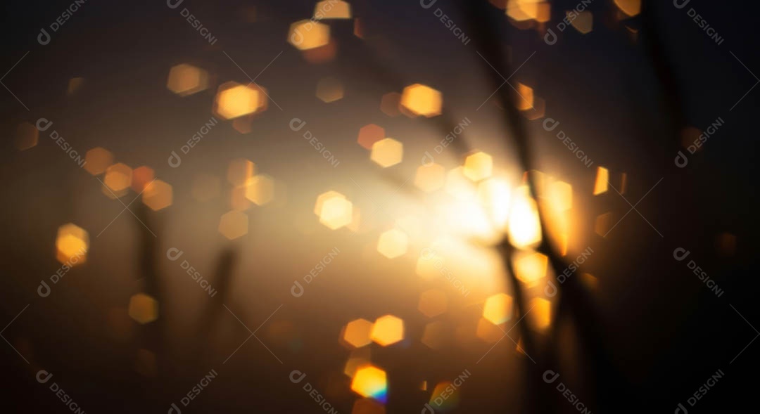 Fundo abstrato com efeito bokeh.