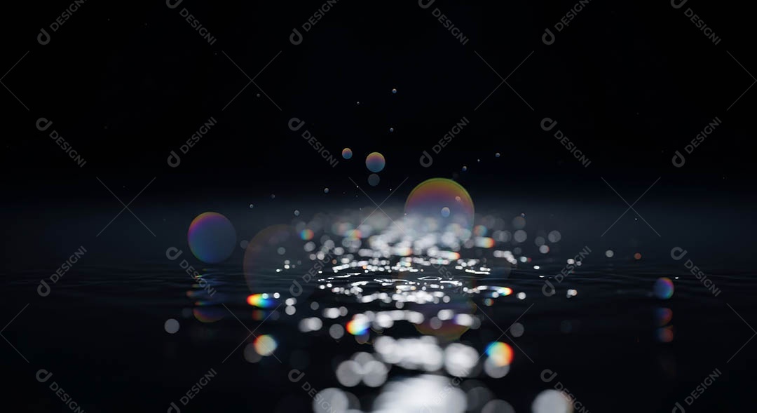 Fundo abstrato com efeito bokeh.