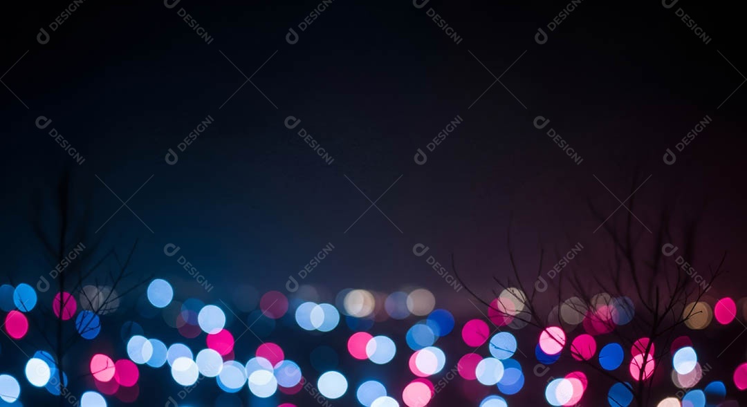 Fundo abstrato com efeito bokeh.