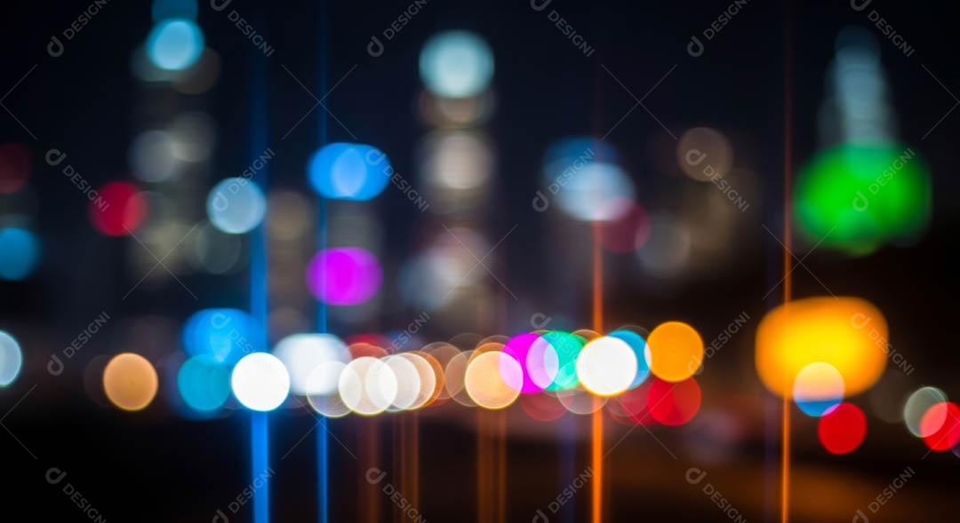 Fundo abstrato com efeito bokeh.