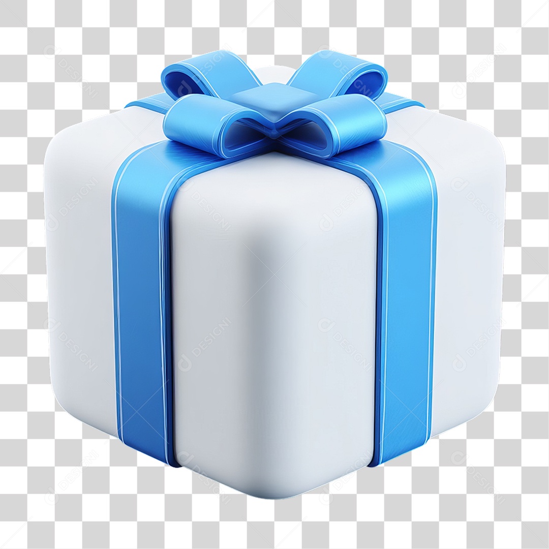 Caixa de Presente para Decoração de Natal PNG Transparente