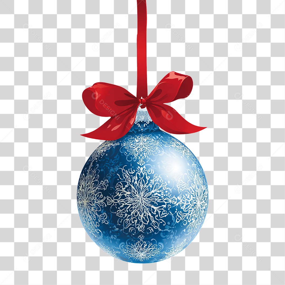 Bola Enfeite para Decoração de Natal PNG Transparente