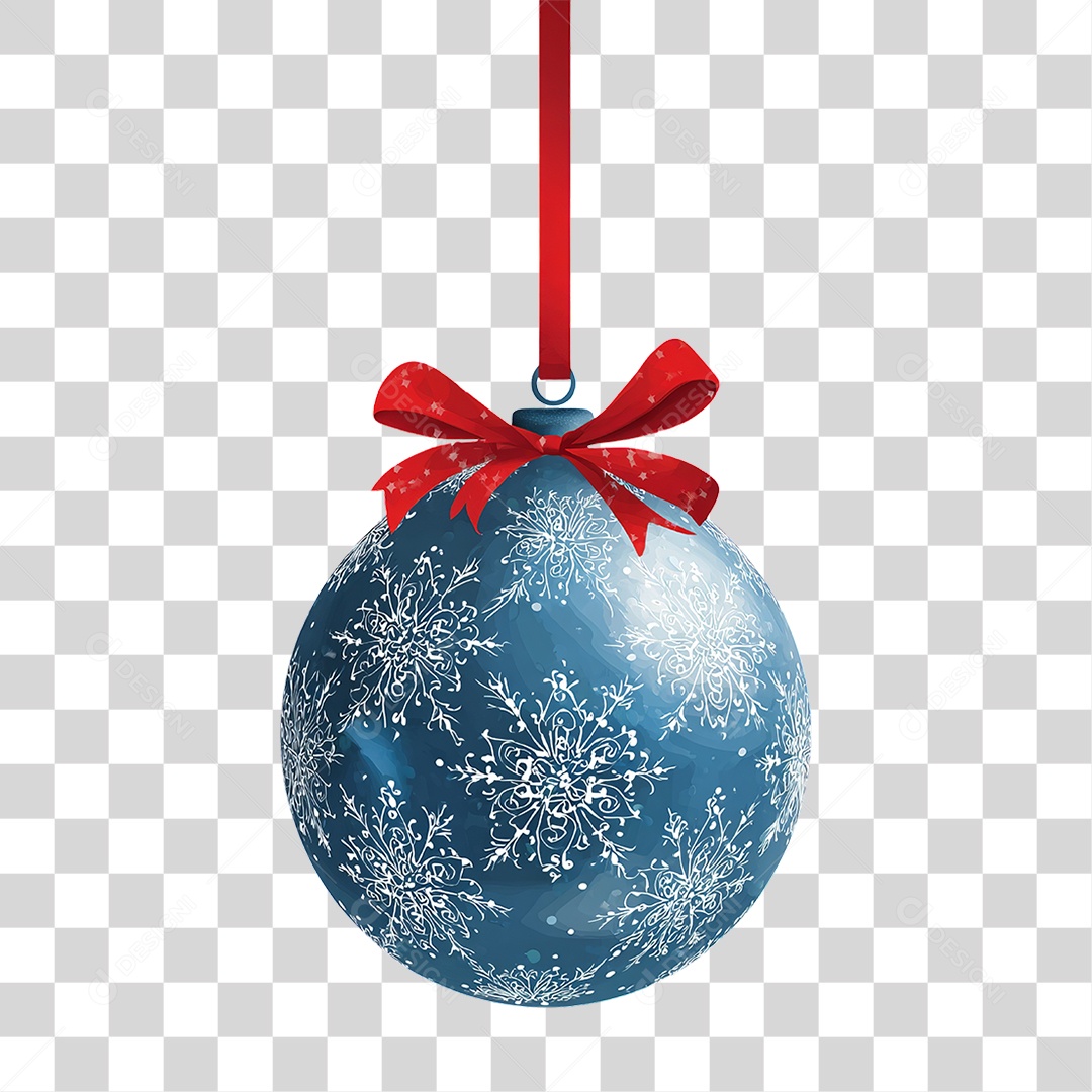 Bola Enfeite para Decoração de Natal PNG Transparente
