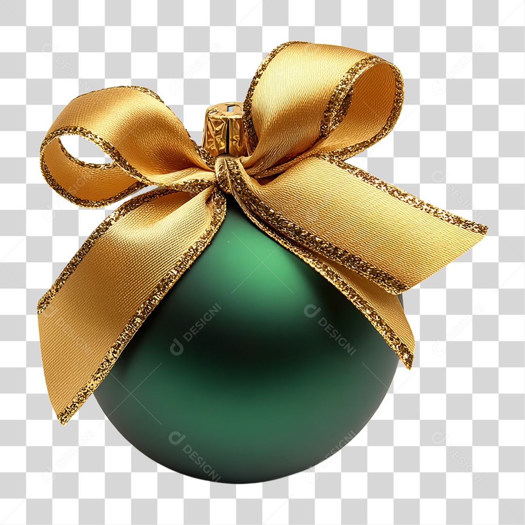 Bola Enfeite para Decoração de Natal PNG Transparente