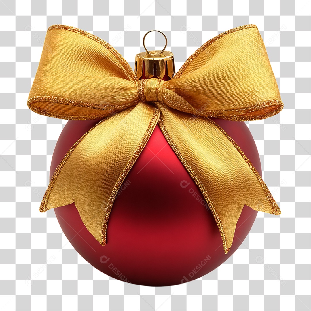 Bola Enfeite para Decoração de Natal PNG Transparente