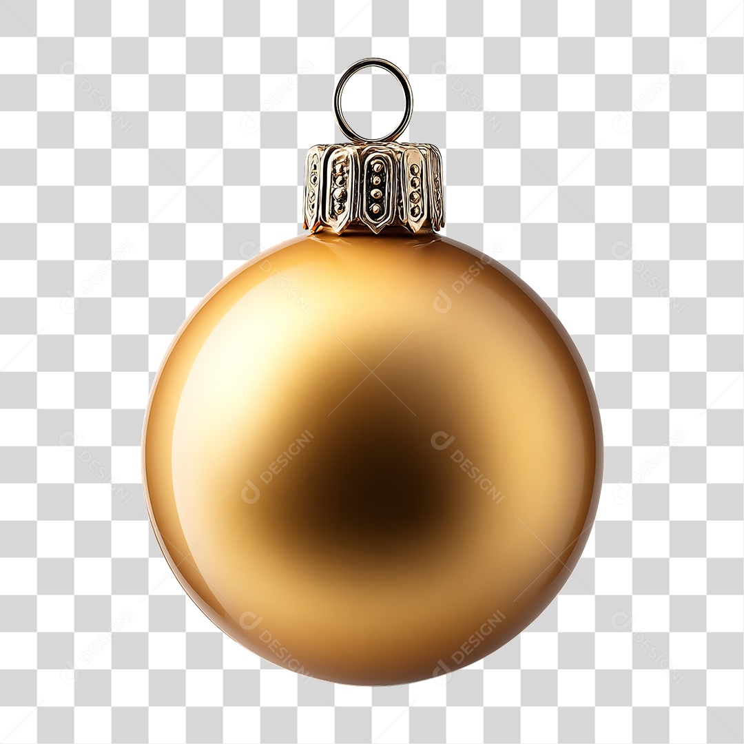 Bola Enfeite para Decoração de Natal PNG Transparente