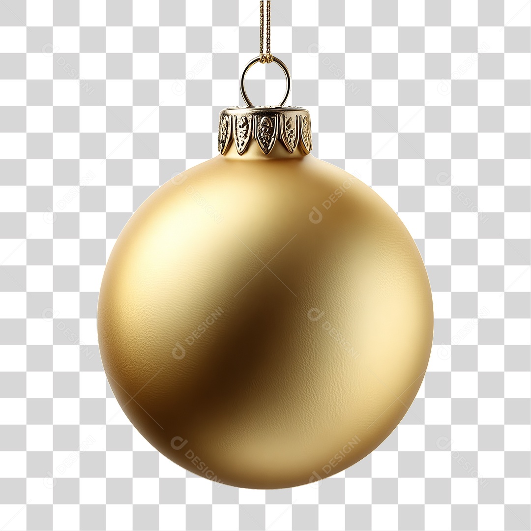 Bola Enfeite para Decoração de Natal PNG Transparente