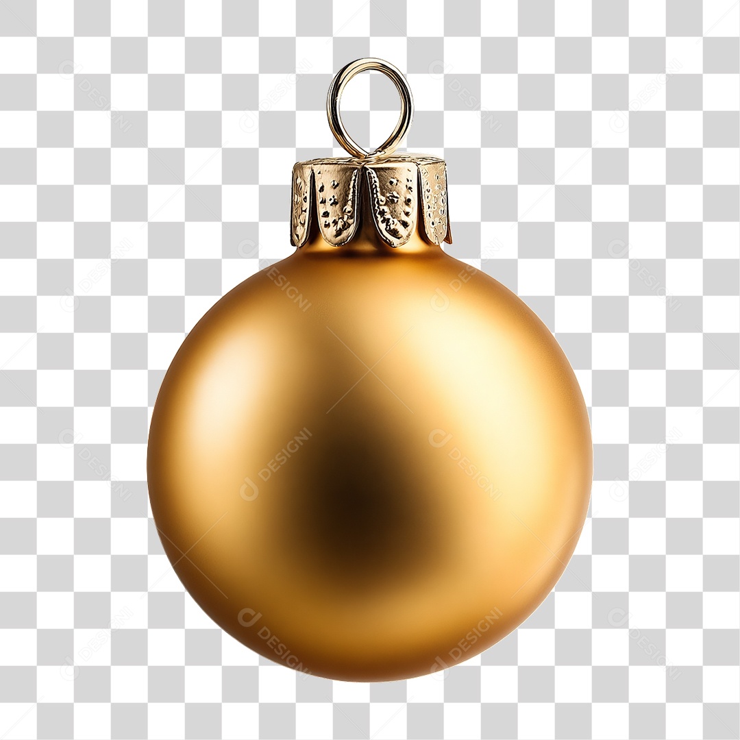 Bola Enfeite para Decoração de Natal PNG Transparente