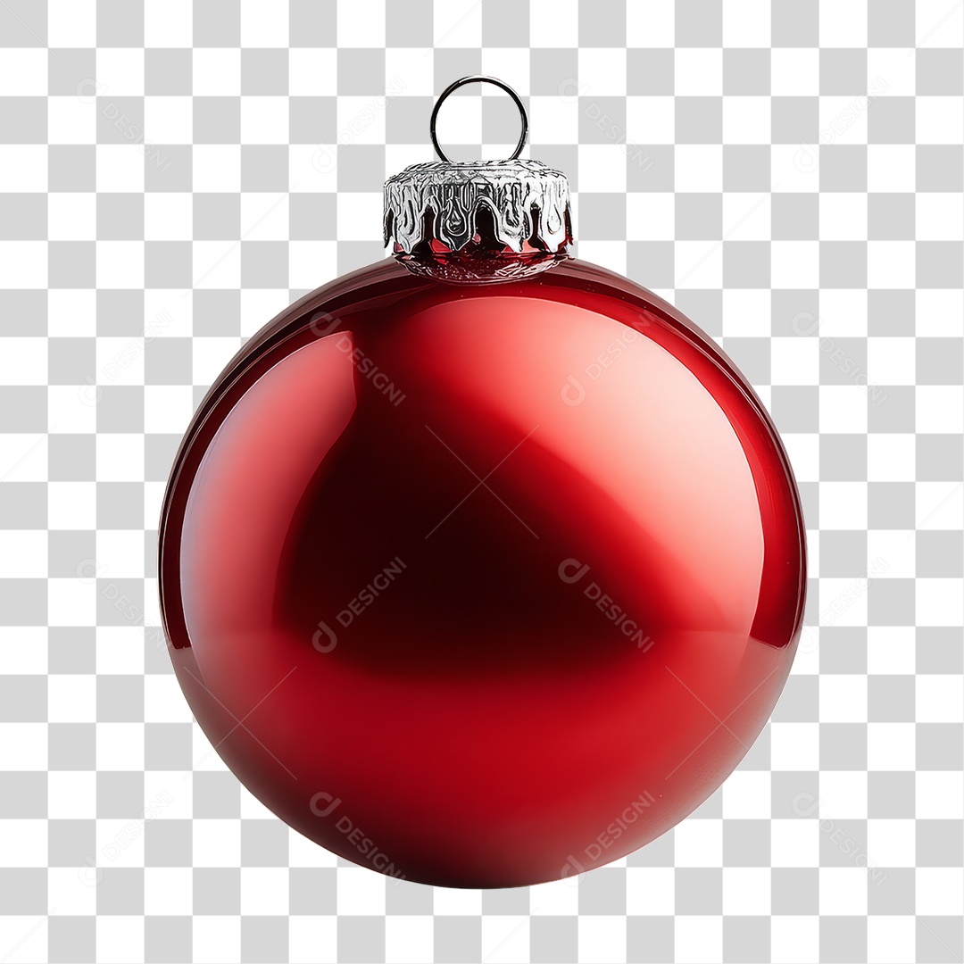 Bola Enfeite para Decoração de Natal PNG Transparente