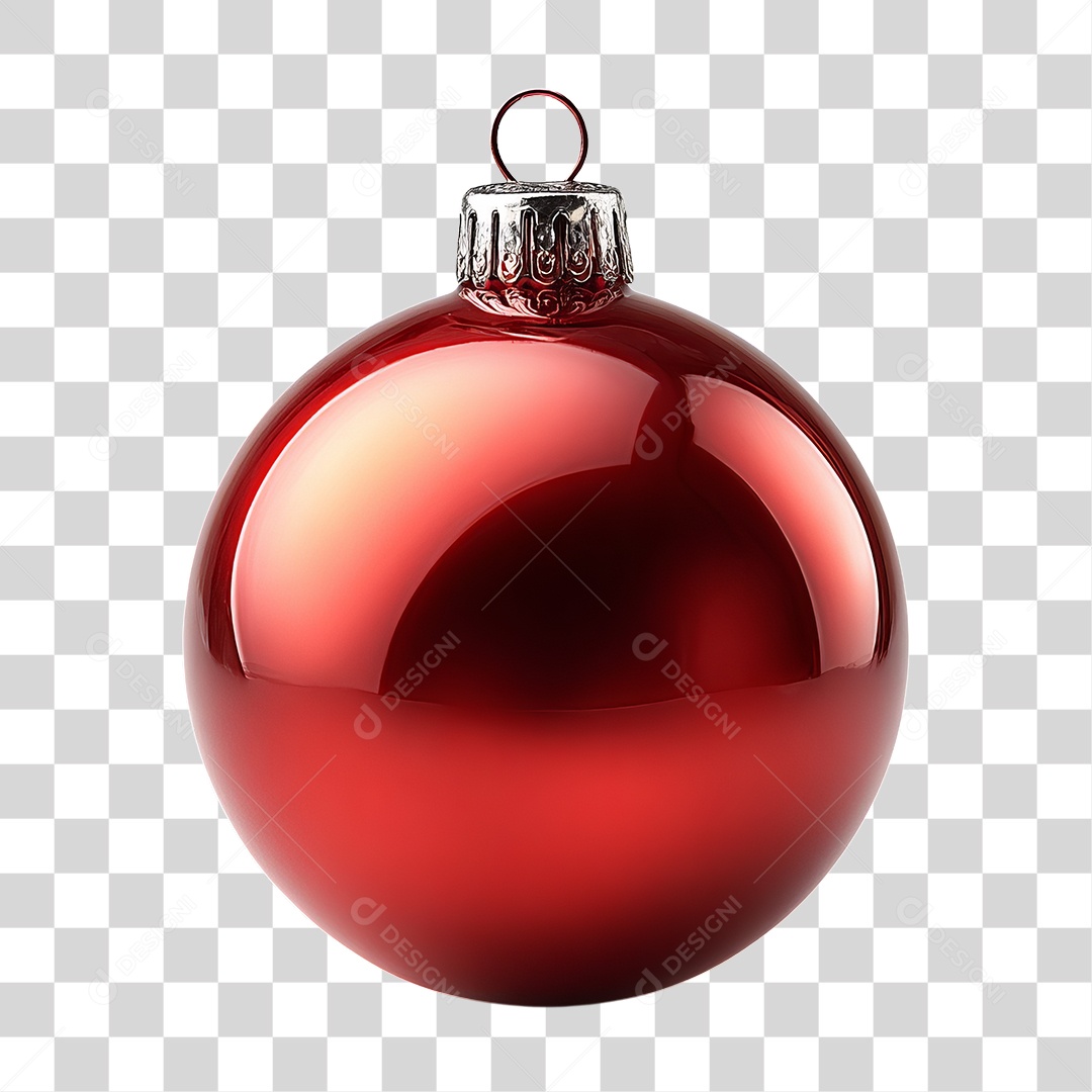 Bola Enfeite para Decoração de Natal PNG Transparente