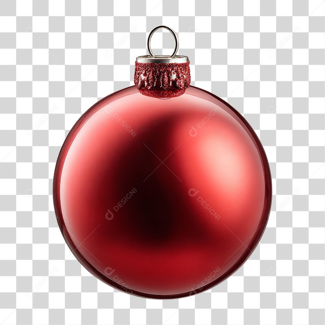 Bola Enfeite para Decoração de Natal PNG Transparente