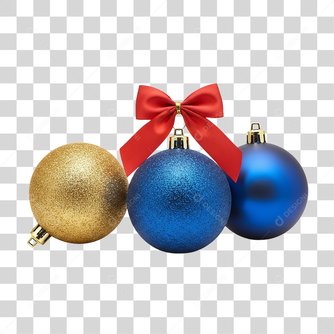 Bola Enfeite para Decoração de Natal PNG Transparente