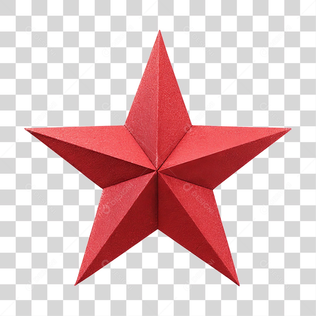 Estrela Enfeite para Decoração de Natal PNG Transparente