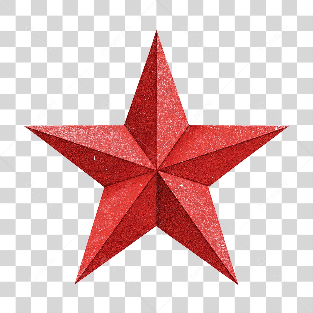 Estrela Enfeite para Decoração de Natal PNG Transparente