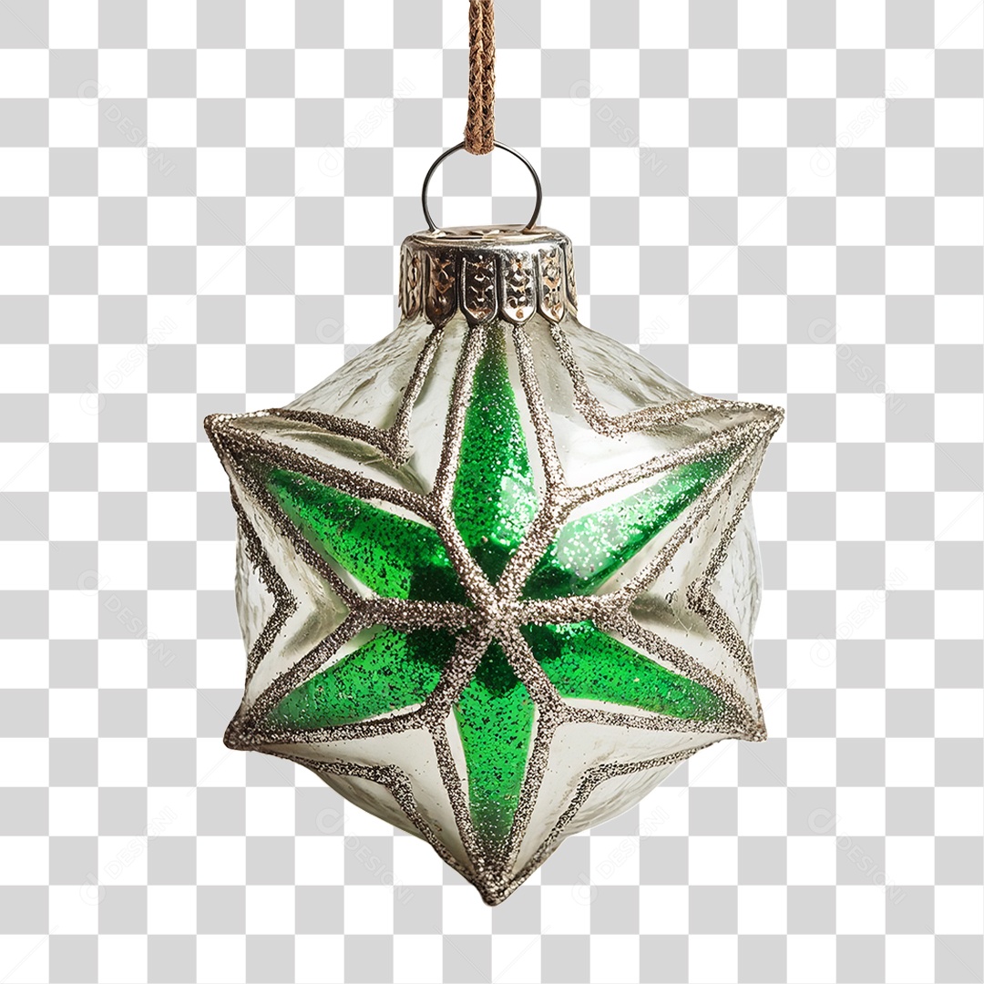 Bola Enfeite para Decoração de Natal PNG Transparente