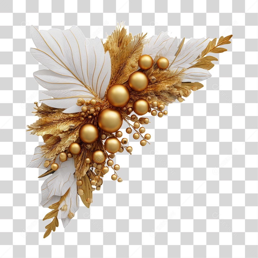 Bolas Enfeites para Decoração de Natal PNG Transparente