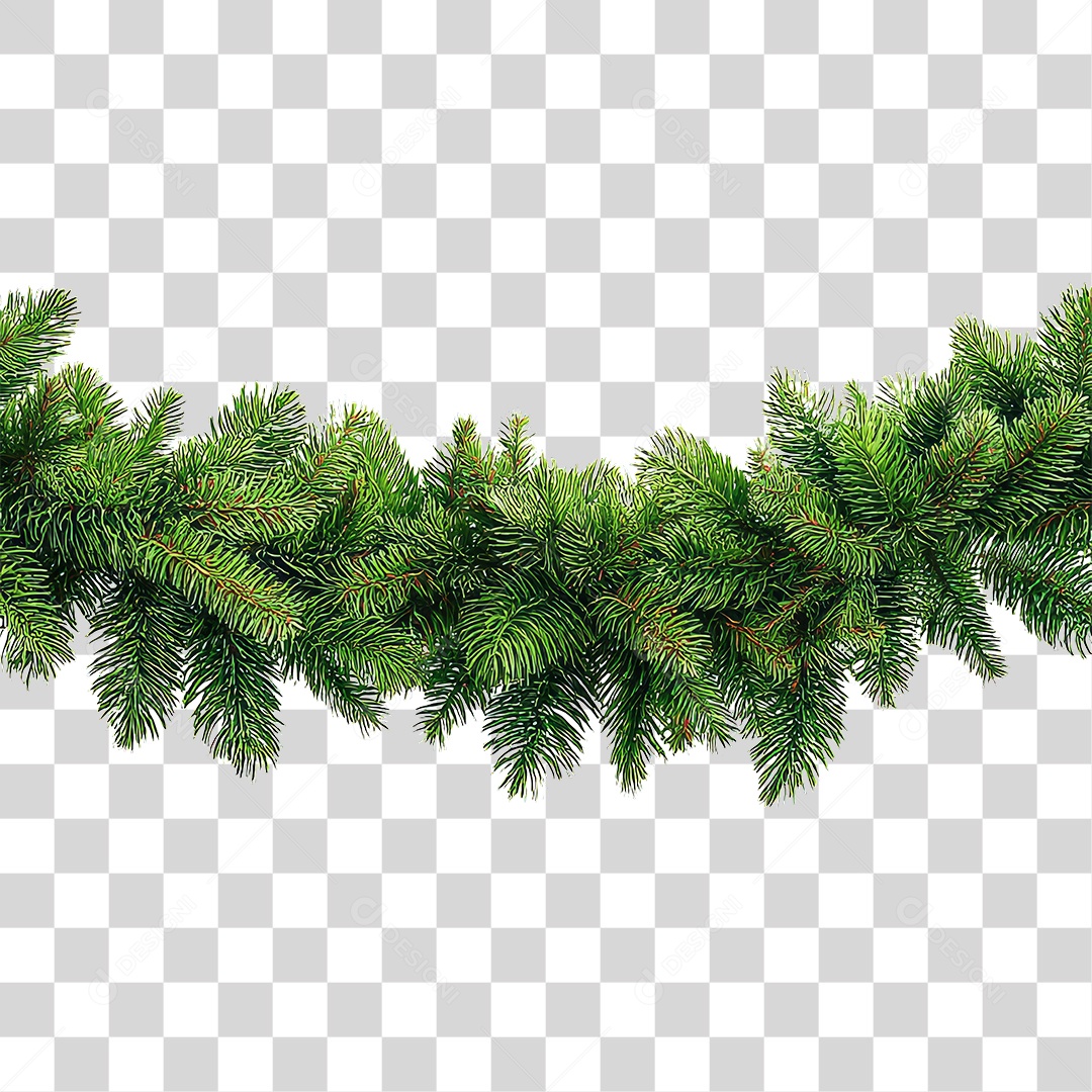 Ramos Decoração de Natal PNG Transparente