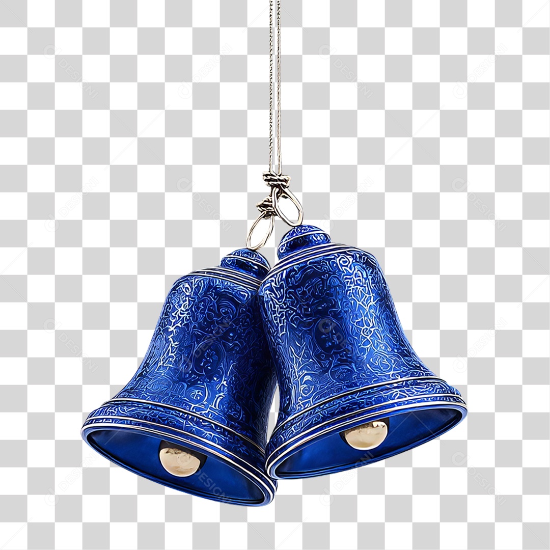 Sinos Decoração de Natal PNG Transparente