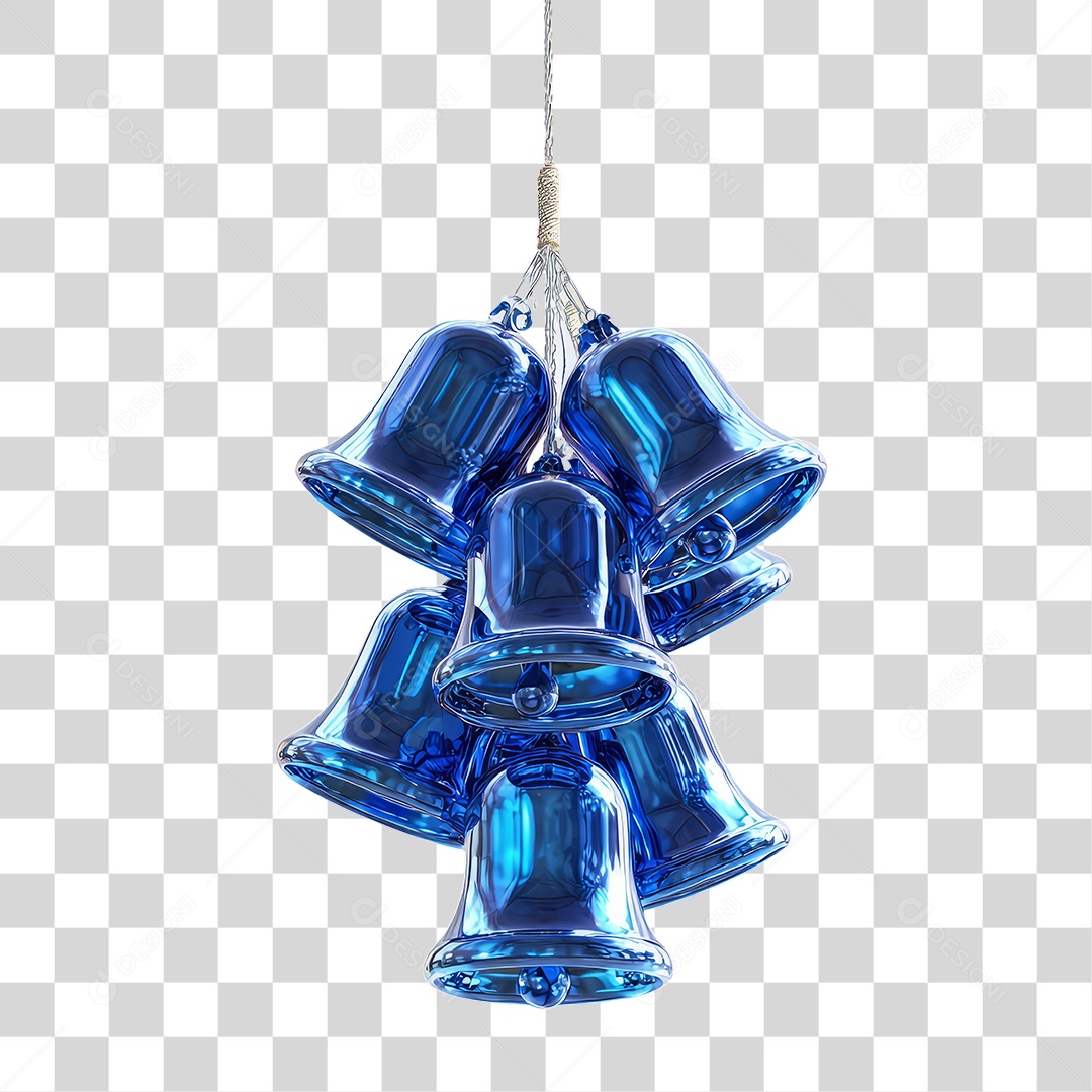 Sinos Decoração de Natal PNG Transparente