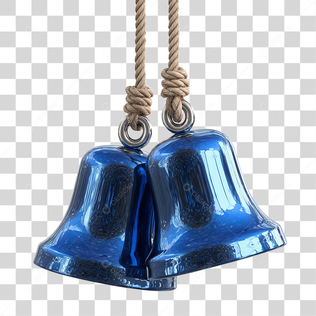 Sinos Decoração de Natal PNG Transparente