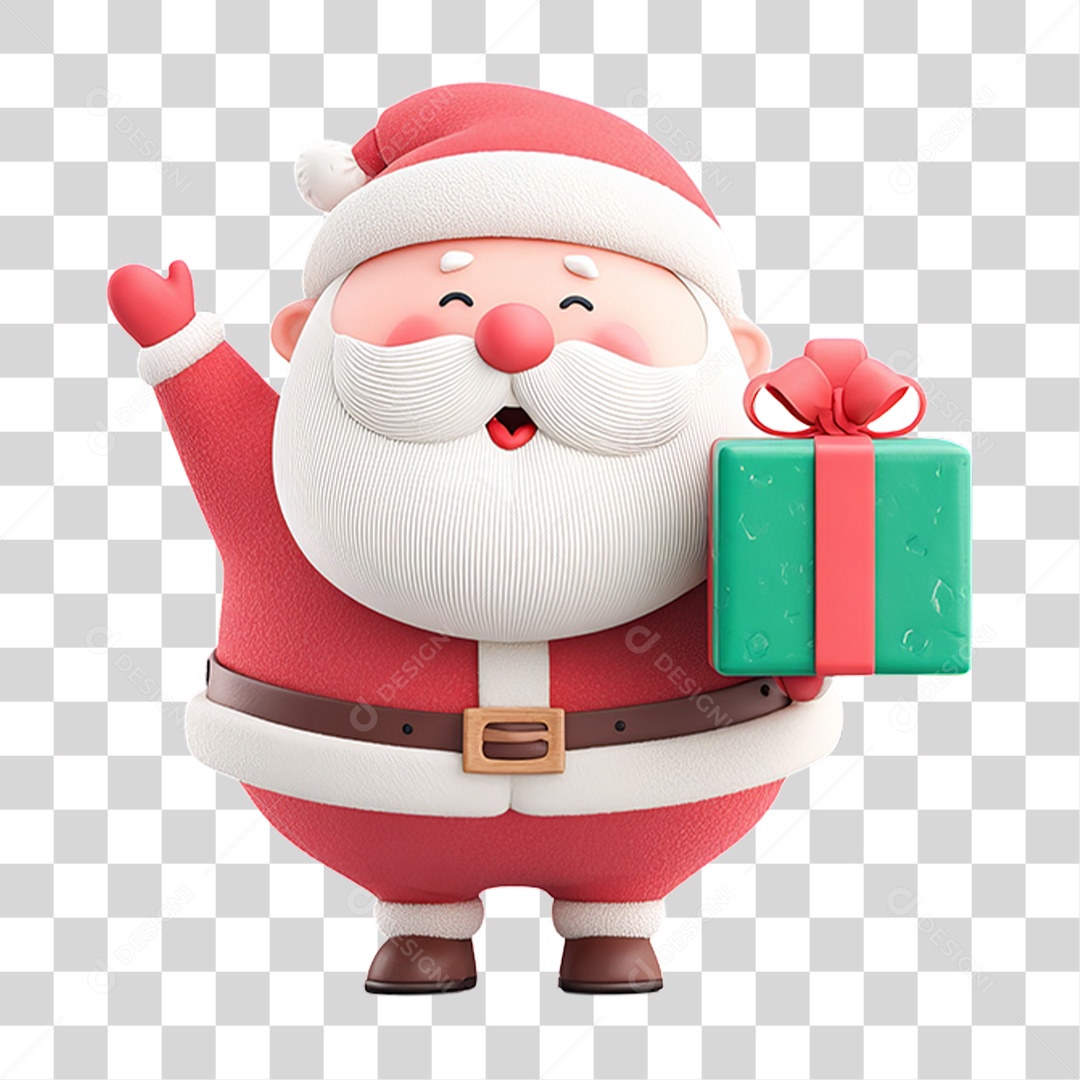 Papai Noel Decoração de Natal PNG Transparente