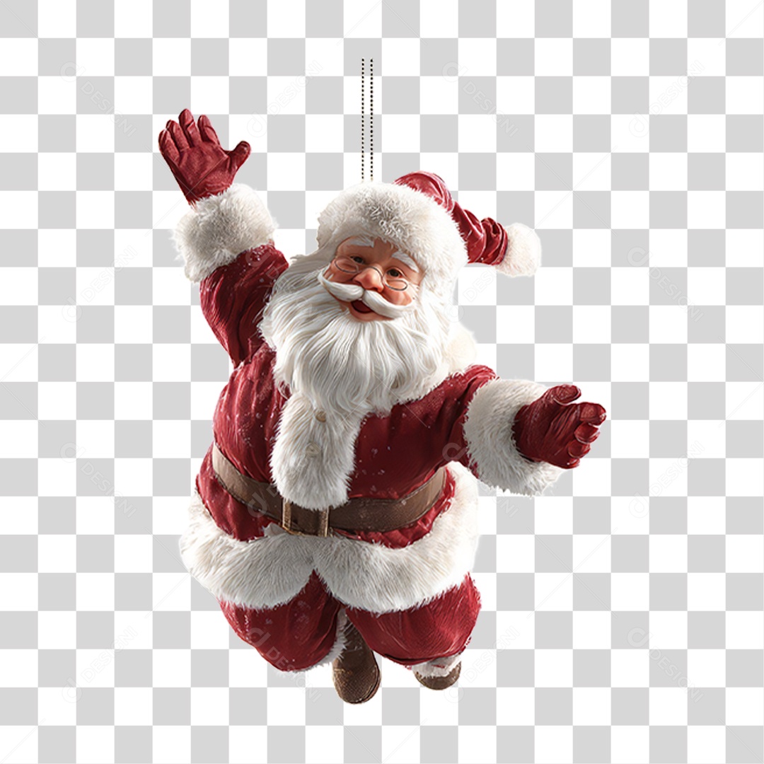 Papai Noel Decoração de Natal PNG Transparente
