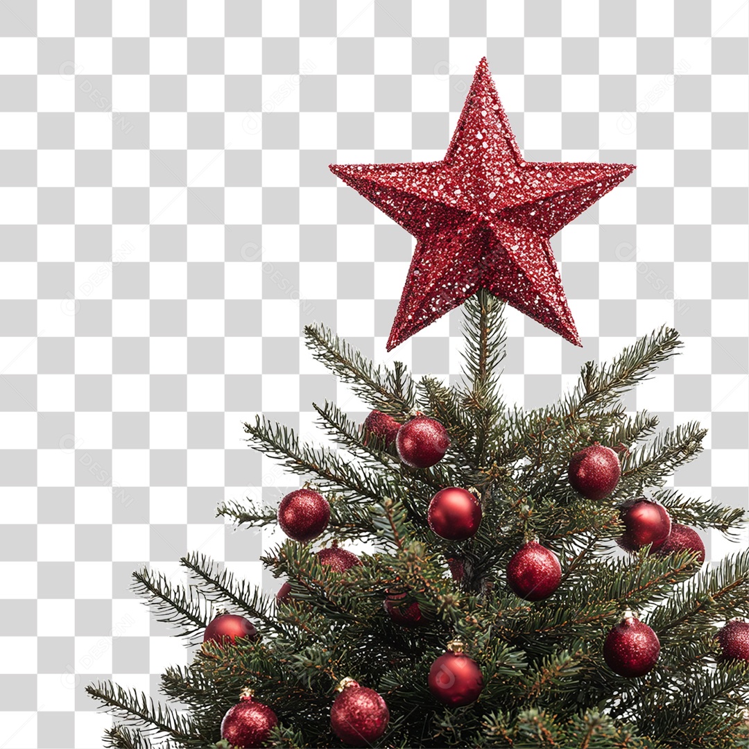 Árvore Decoração Enfeites de Natal PNG Transparente